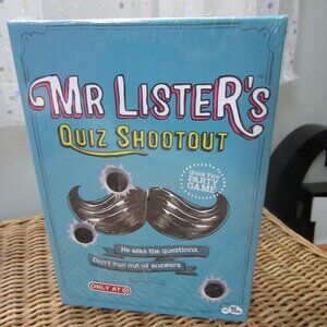 NIB/Mr. Lister's Quiz Shootout Party Game ~ BRAND NEW, SEALED!